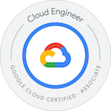 Google Cloud Certified Associate Cloud Engineer Badge Artwork